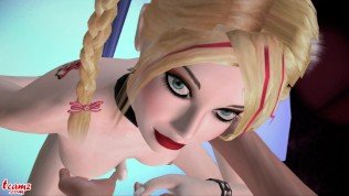 3D Harley Quinn Shemale HARDCORE