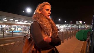Big Titty Mature Airport Pick up and Fuck hard in Mea Melone van
